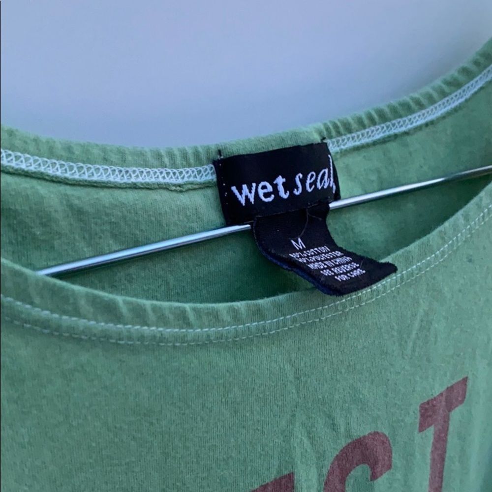 WetSeal Green Best Friends tank - Picture 6 of 10